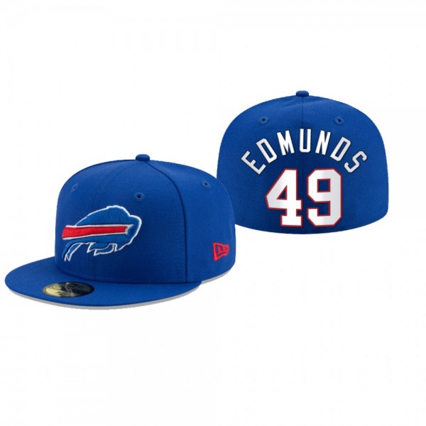 Buffalo Bills Tremaine Edmunds Royal Omaha 59FIFTY Fitted Hat