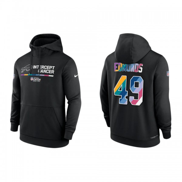 Tremaine Edmunds Buffalo Bills 2022 Crucial Catch Therma Performance Pullover Hoodie