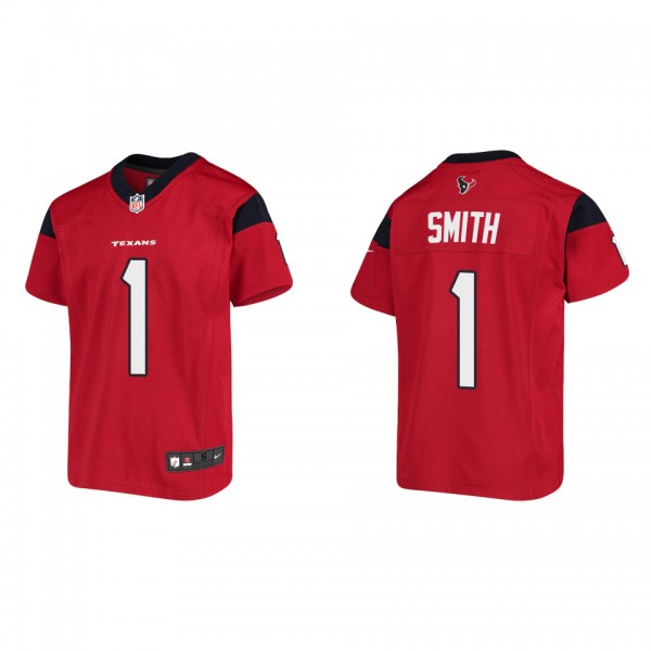Youth Tremon Smith Houston Texans Red Game Jersey