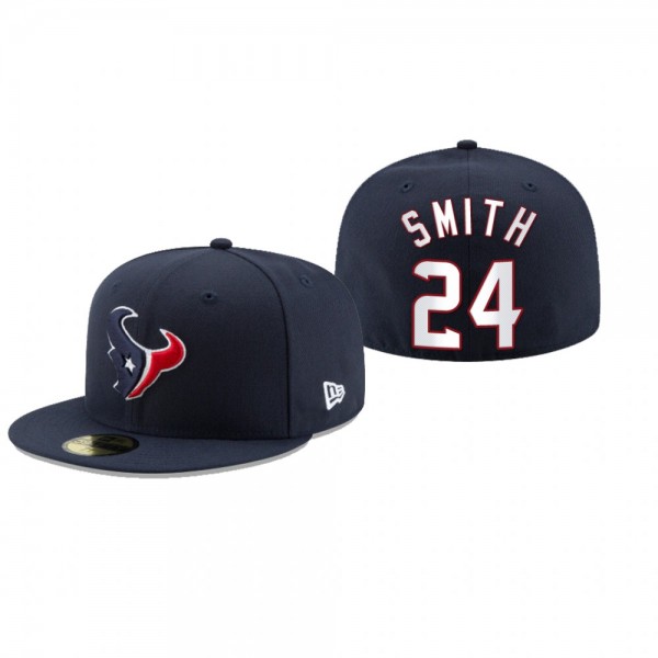 Houston Texans Tremon Smith Navy Omaha 59FIFTY Fitted Hat