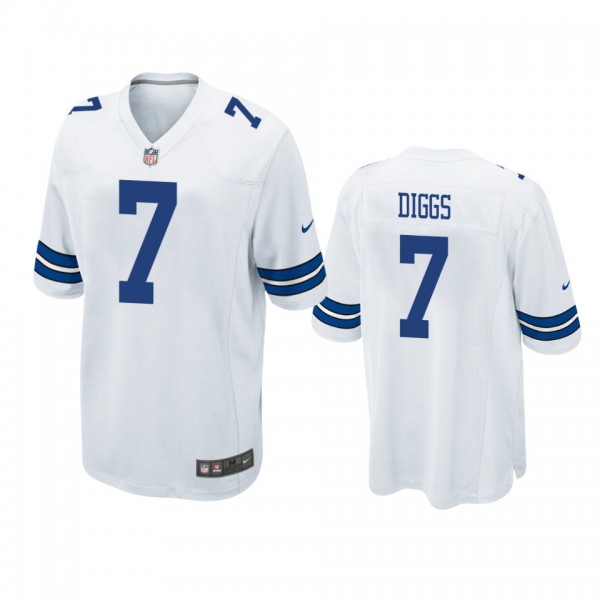Dallas Cowboys Trevon Diggs White Game Jersey