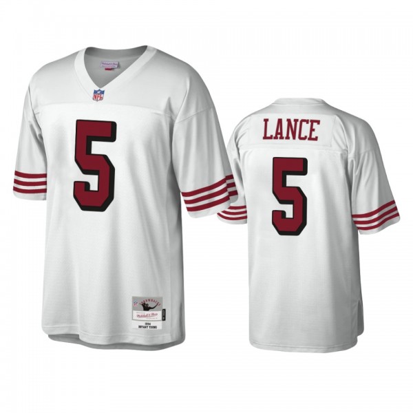 San Francisco 49ers Trey Lance 1994 White Legacy R...