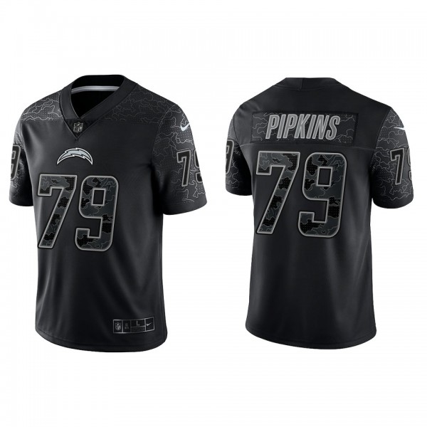 Trey Pipkins Los Angeles Chargers Black Reflective...