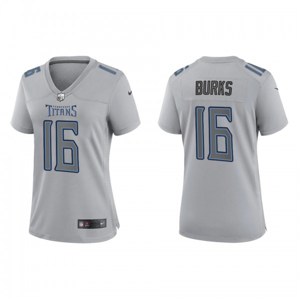 Treylon Burks Women's Tennessee Titans Gray Atmosphere Fashion Game Jersey