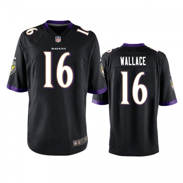 Baltimore Ravens Tylan Wallace Black Game Jersey