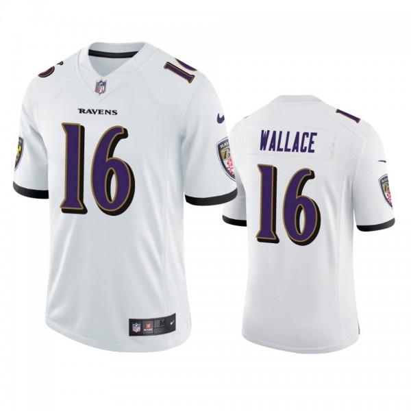 Tylan Wallace Baltimore Ravens White Vapor Limited...