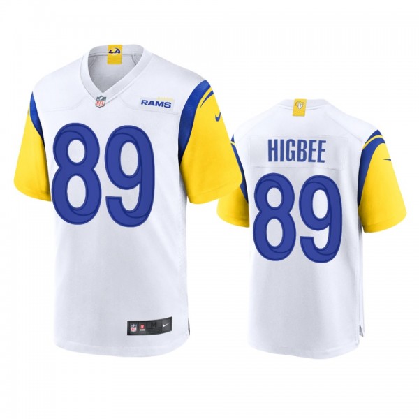 Los Angeles Rams Tyler Higbee White Alternate Game...