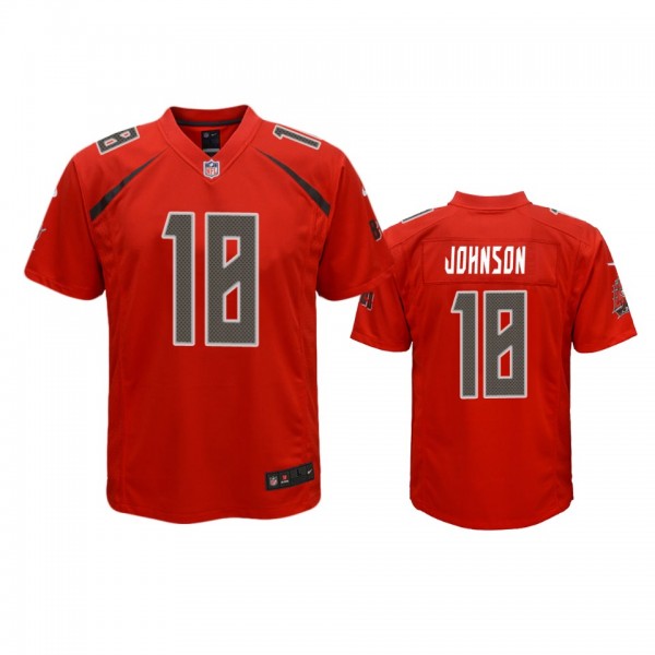 Tampa Bay Buccaneers Tyler Johnson Red Color Rush Game Jersey