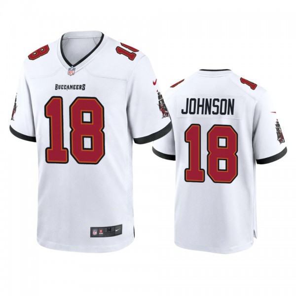 Tampa Bay Buccaneers Tyler Johnson White Game Jers...