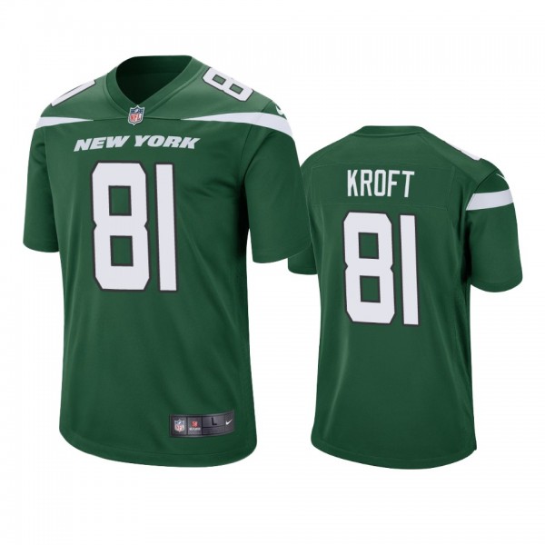 New York Jets Tyler Kroft Green Game Jersey