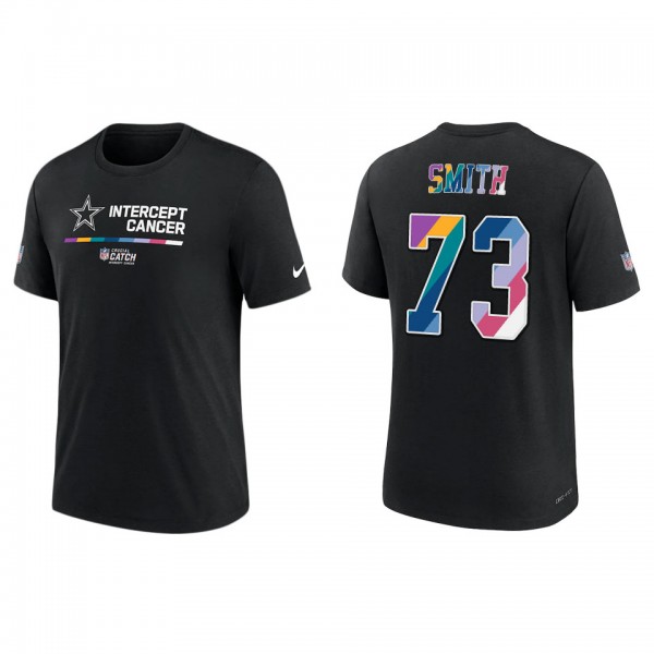 Tyler Smith Dallas Cowboys Black 2022 NFL Crucial Catch Performance T-Shirt