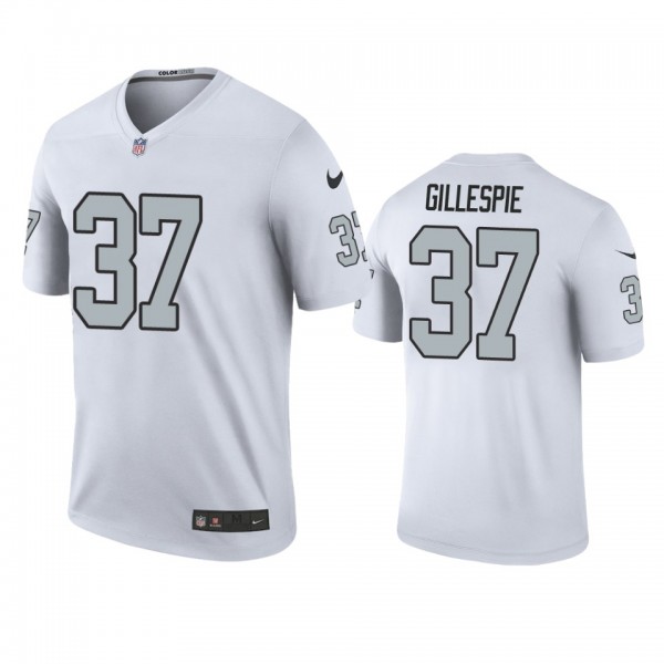 Las Vegas Raiders Tyree Gillespie White Color Rush Legend Jersey