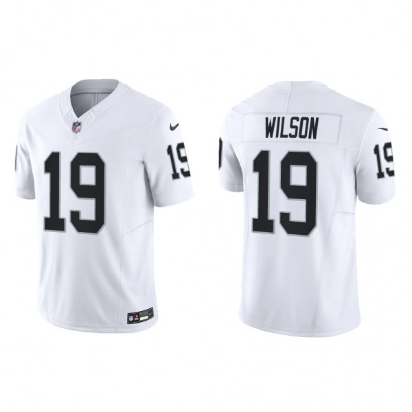 Men's Las Vegas Raiders Tyree Wilson White 2023 NF...