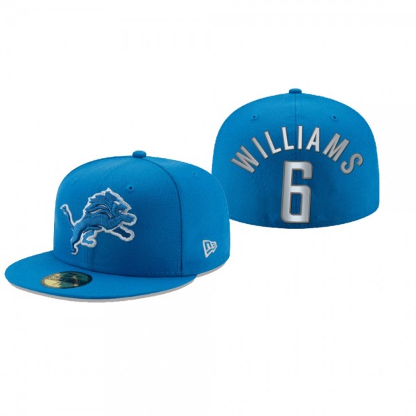Detroit Lions Tyrell Williams Blue Omaha 59FIFTY F...