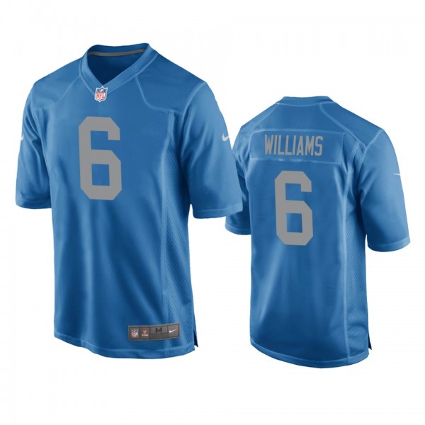 Detroit Lions Tyrell Williams Blue Throwback Game ...