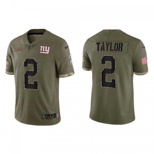 Tyrod Taylor New York Giants Olive 2022 Salute To ...