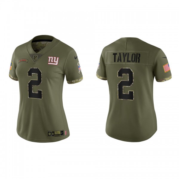 Tyrod Taylor Women's New York Giants Olive 2022 Sa...