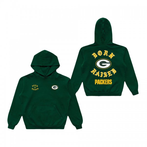 Unisex Green Bay Packers Born x Raised Green Pullover Hoodie