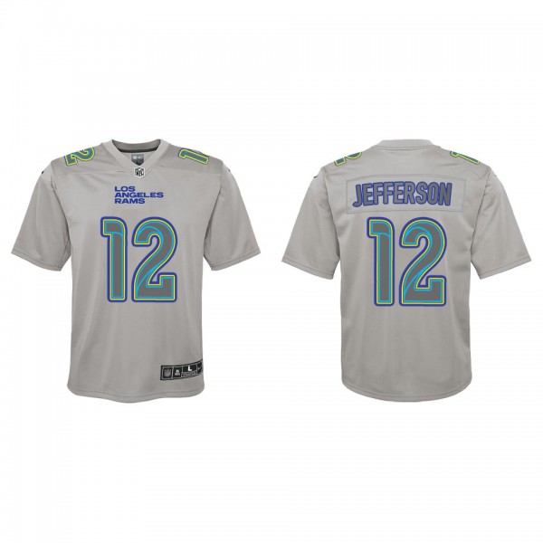 Van Jefferson Youth Los Angeles Rams Gray Atmosphere Game Jersey