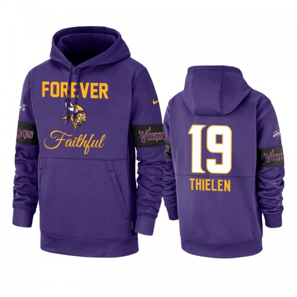 Minnesota Vikings Adam Thielen Purple Forever Fait...