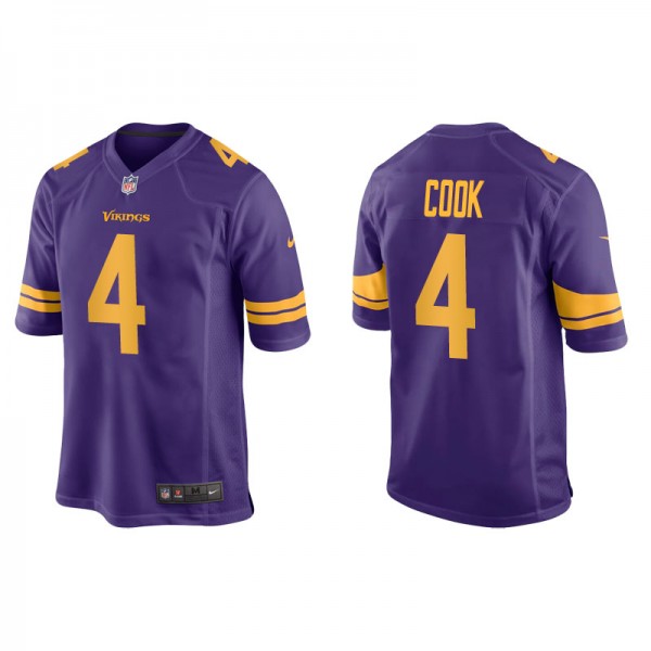 Men's Vikings Dalvin Cook Purple Alternate Game Jersey
