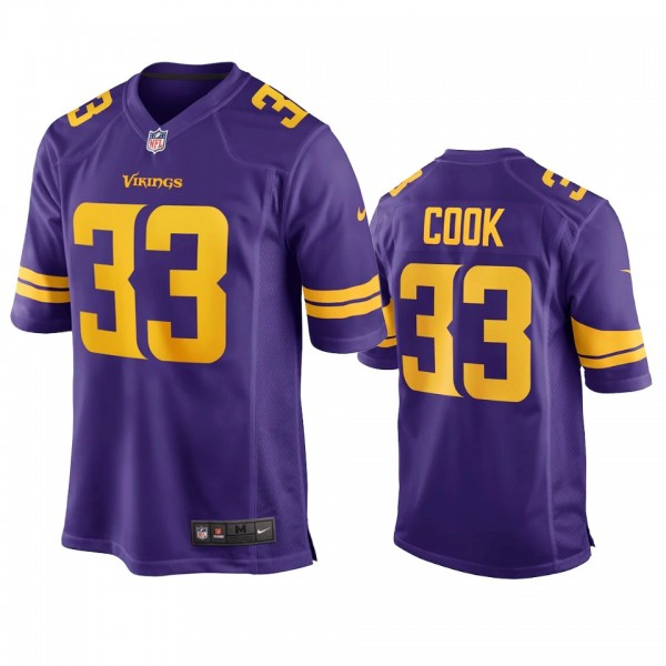 Minnesota Vikings Dalvin Cook Purple Game Jersey