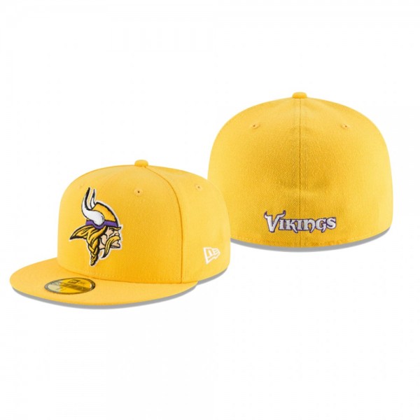 Minnesota Vikings Gold Omaha 59FIFTY Hat