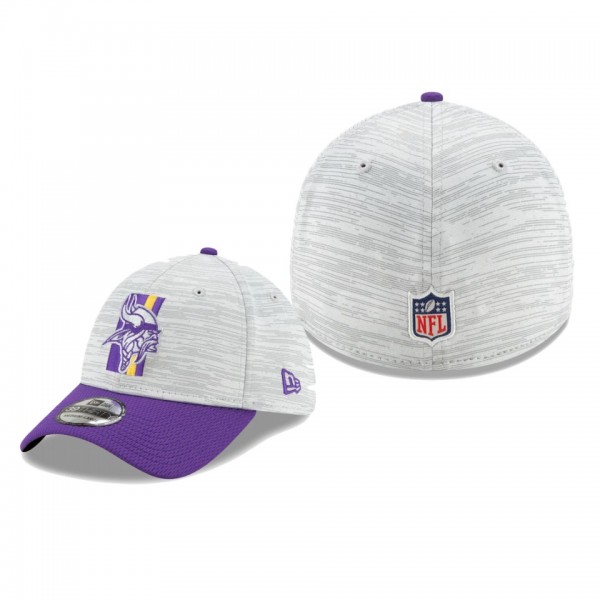 Minnesota Vikings Gray Purple 2021 NFL Training Camp 39THIRTY Hat
