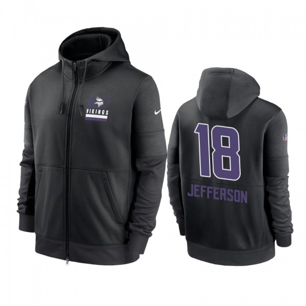 Minnesota Vikings Justin Jefferson Black Sideline ...