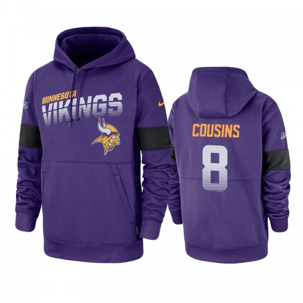 Minnesota Vikings Kirk Cousins Purple 100th Season...