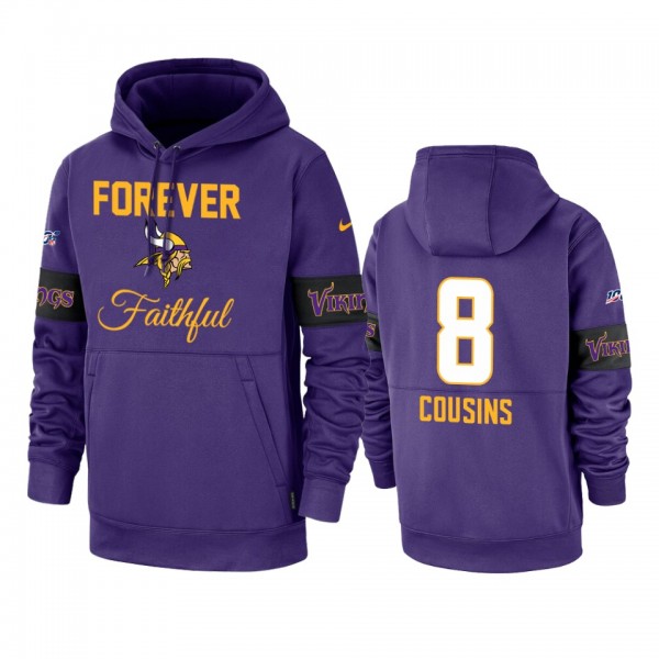 Minnesota Vikings Kirk Cousins Purple Forever Fait...