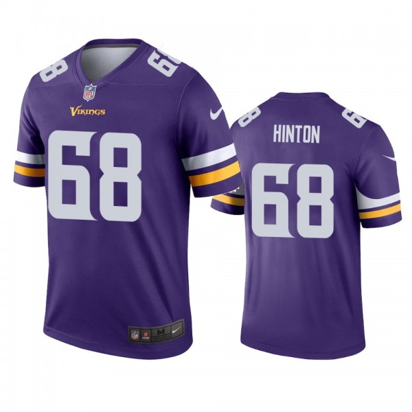 Minnesota Vikings Kyle Hinton Purple Legend Jersey...