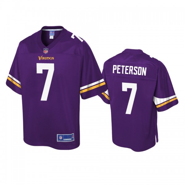 Minnesota Vikings Patrick Peterson Purple Pro Line...