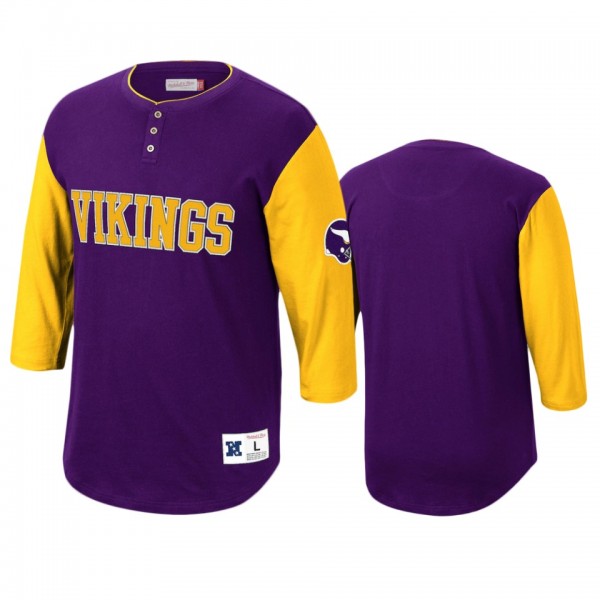 Minnesota Vikings Mitchell & Ness Purple Franc...