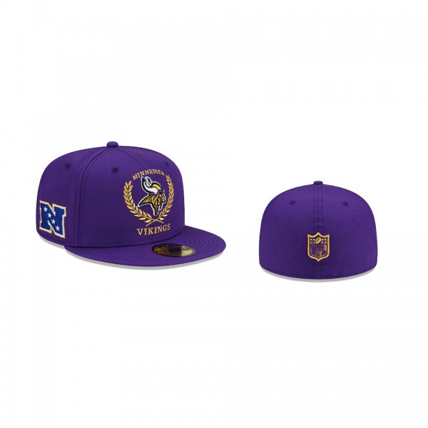 Minnesota Vikings Purple Gold Classic 59FIFTY Fitt...