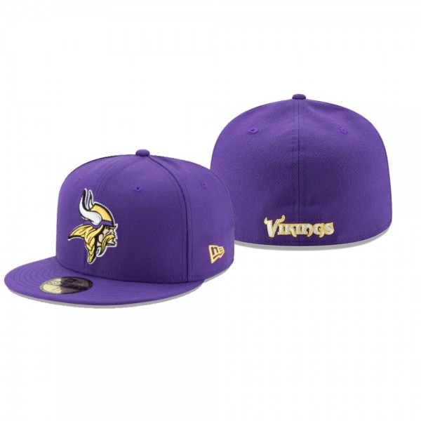 Minnesota Vikings Purple Omaha 59FIFTY Fitted Hat