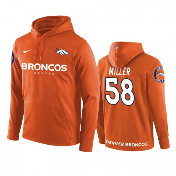 Denver Broncos Von Miller Orange Circuit Wordmark ...