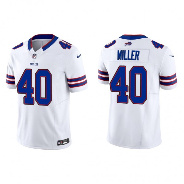 Men's Buffalo Bills Von Miller White Vapor F.U.S.E...