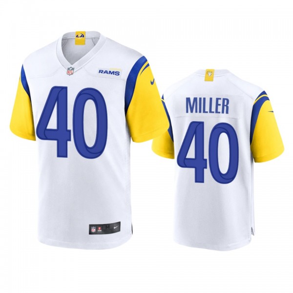 Los Angeles Rams Von Miller White Game Jersey