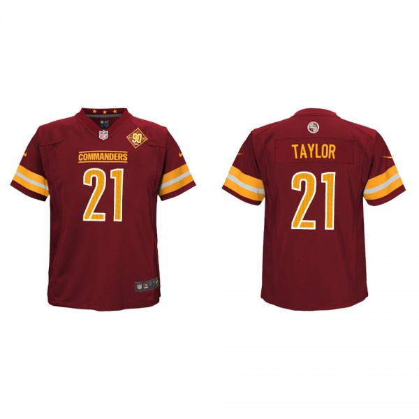 Sean Taylor Youth Commanders Burgundy 90th Anniver...