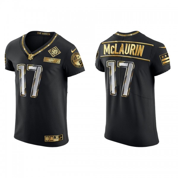 Terry McLaurin Commanders Black Gold 90th Annivers...