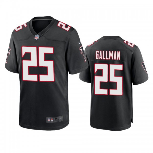 Atlanta Falcons Wayne Gallman Black Throwback Game...