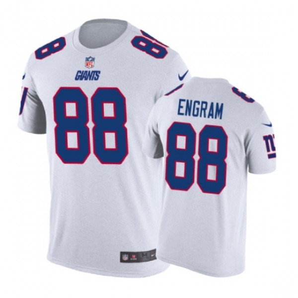 New York Giants #88 Evan Engram Color Rush Nike T-...