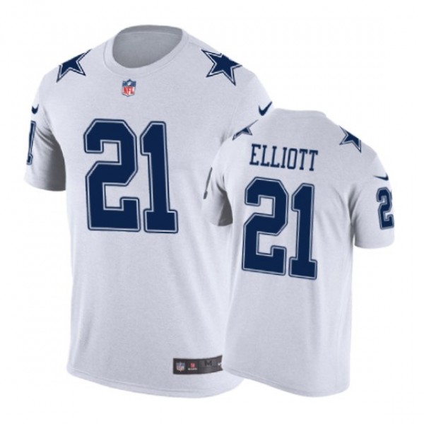 Dallas Cowboys #21 Ezekiel Elliott Color Rush Nike...