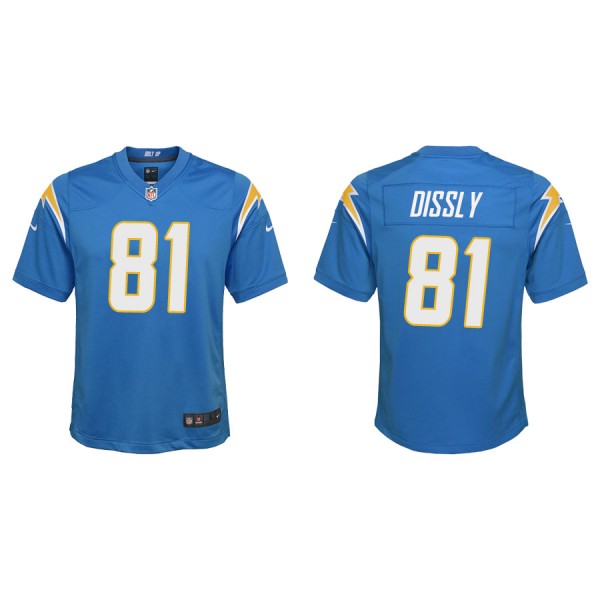 Youth Los Angeles Chargers Will Dissly Powder Blue...