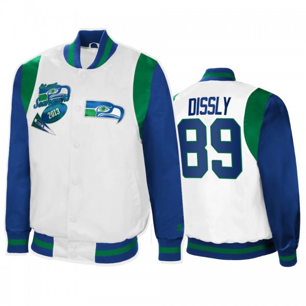 Seattle Seahawks Will Dissly White Royal Retro The...