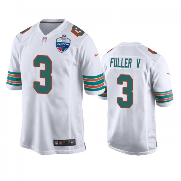 Miami Dolphins Will Fuller V White 2021 NFL London Game Jersey