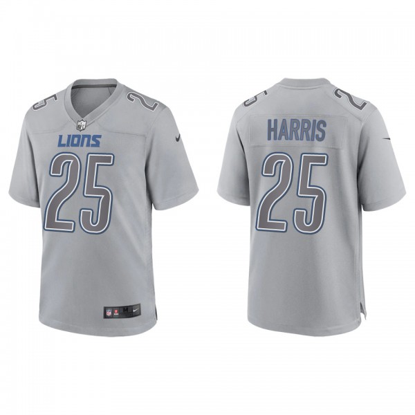 Will Harris Men's Detroit Lions Gray Atmosphere Fa...