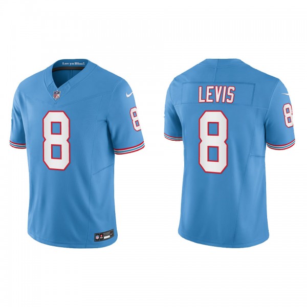 Will Levis Tennessee Titans Light Blue Oilers Thro...