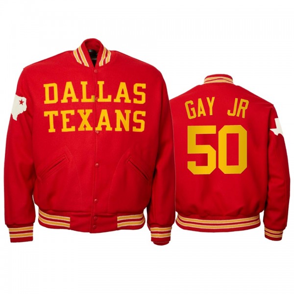 Dallas Texans Willie Gay Jr. Red 1960 Authentic Vi...
